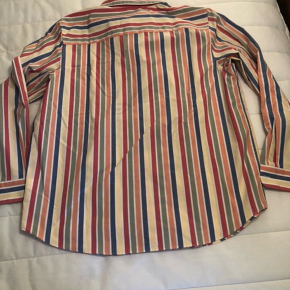 Orvis Collared Multicolor Striped Button-down - Picture 4 of 4
